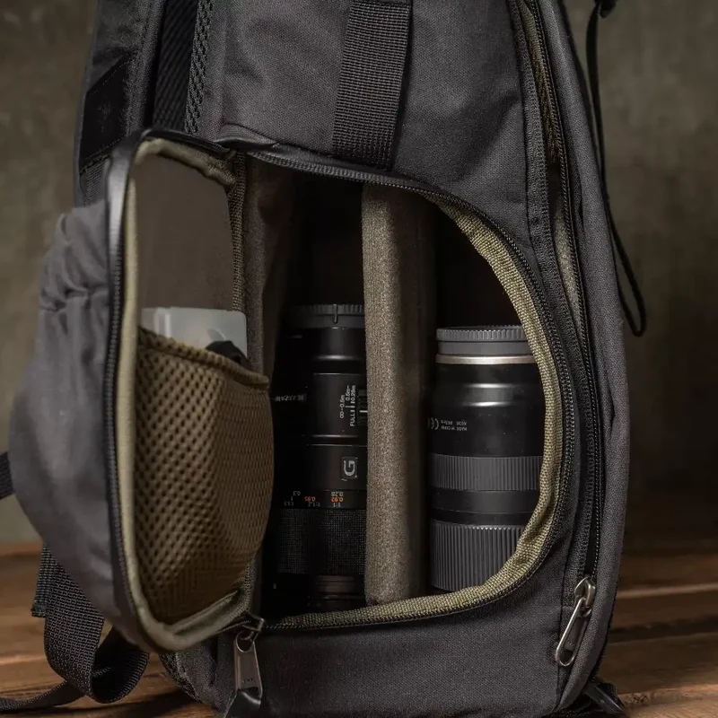 Wotancraft Pilot Backpack 18L – Schwarz
