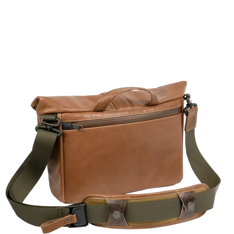 Wotancraft Pilot Travel Camera Bag 7L – Brown Leather