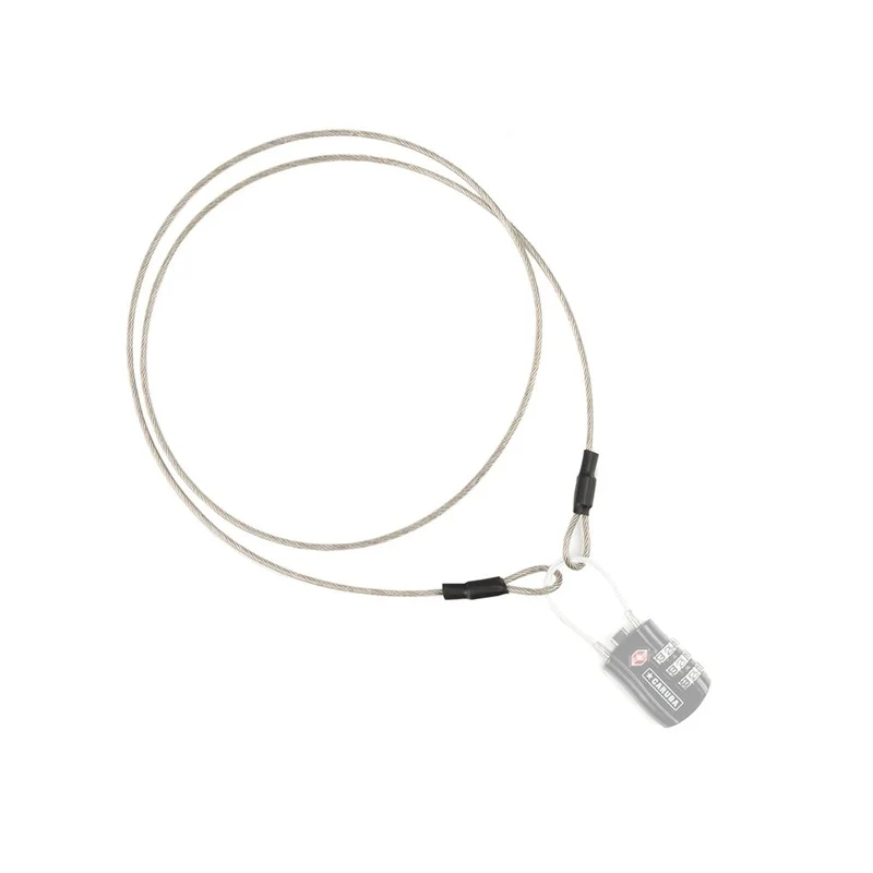 Caruba Safety cable steel with PVC coating, 1.2 m