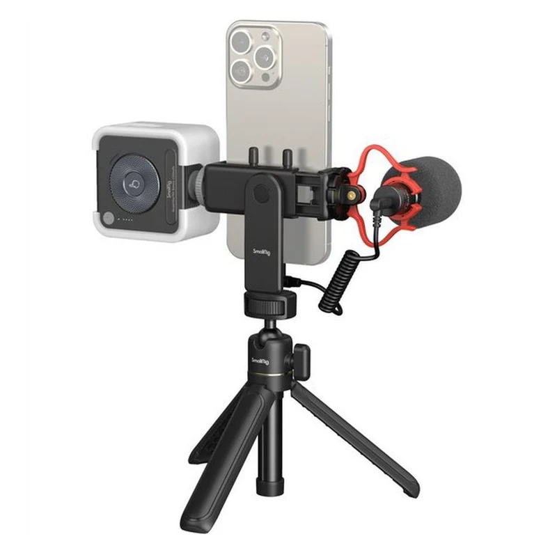 SmallRig 4369 Smartphone Vlog Stativ Kit VK-50 Erweiterte Version
