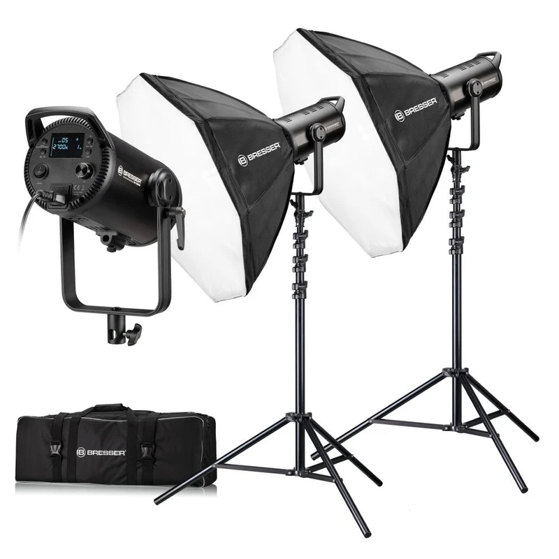 Bresser BR-180RGB COB LED light Duo Kit