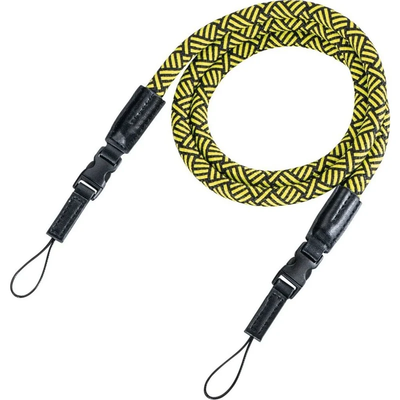 Hama Braid 120 Kameragurt, schwarz/gelb