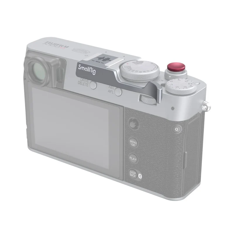 SmallRig 4566 4559 Daumengriff für Fujifilm X100VI / X100V (silber)