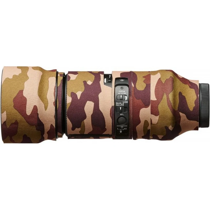 easyCover Lens Oak for Sigma 100-400mm f/5-6.3 DG DN OS | C (Sony E / Leica L) Brown Camouflage