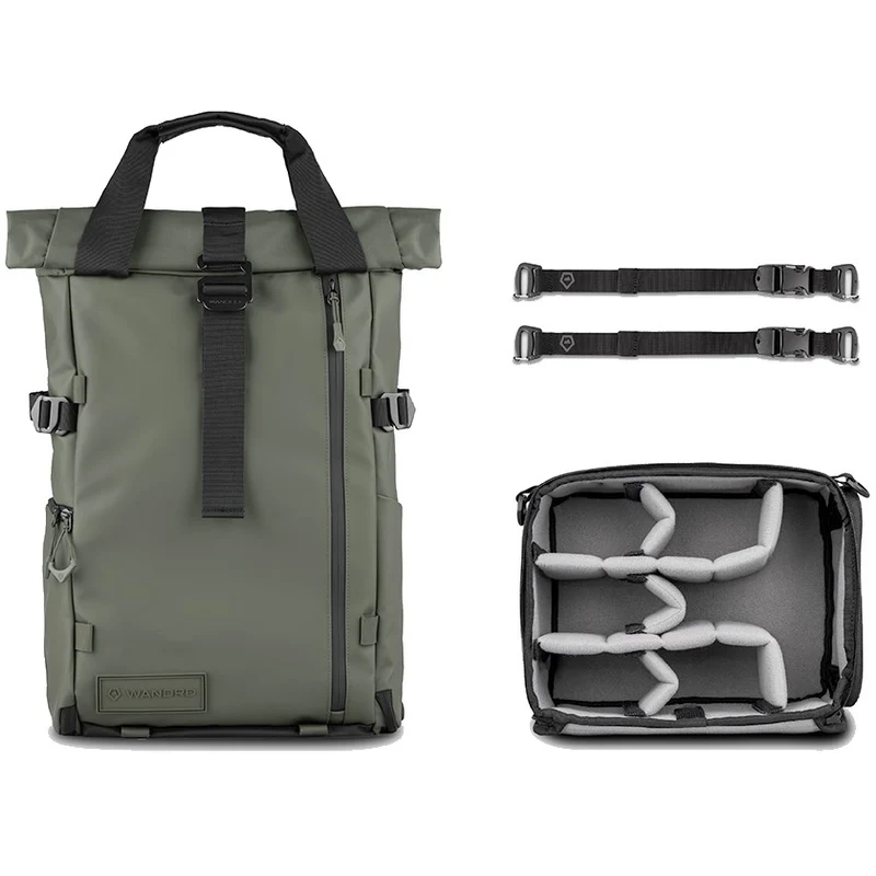 WANDRD PRVKE Photo Bundle Backpack V4 - Wasatch Green - 21L