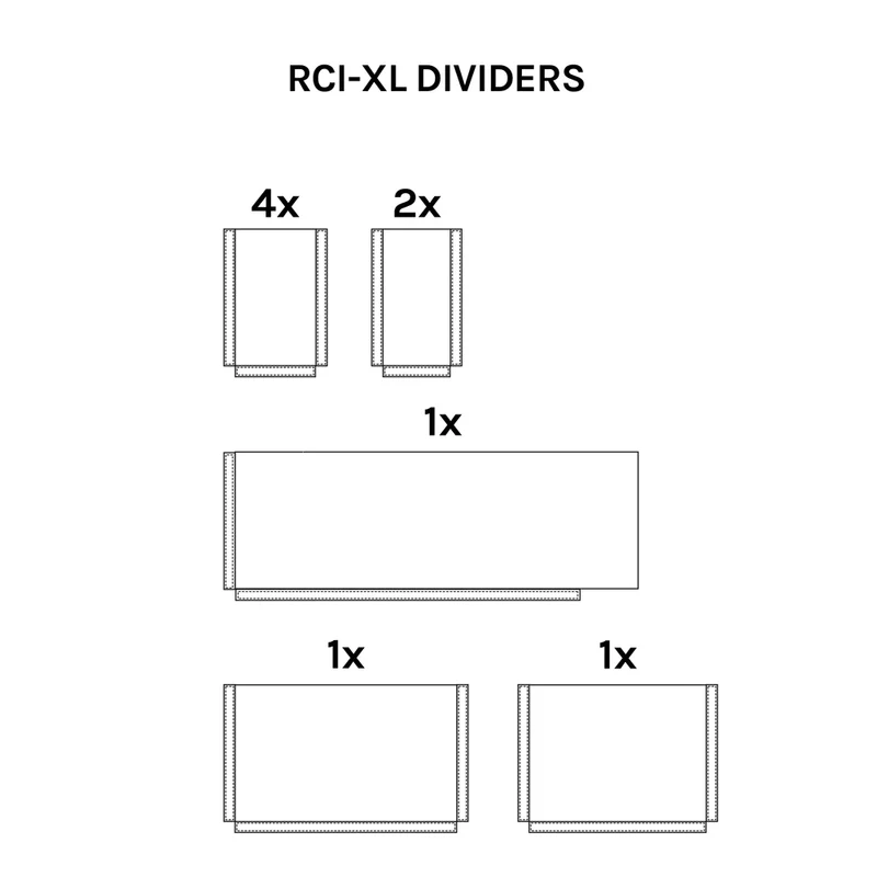 NYA-EVO Removable Camera Insert Extra Large G3 (RCI-XL), Black