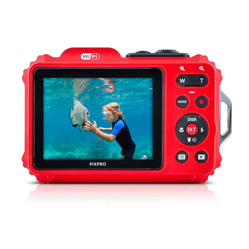 Kodak Waterproof PixPro WPZ-2 red 4x zoom, WiFi + extra battery + 16GB memory card