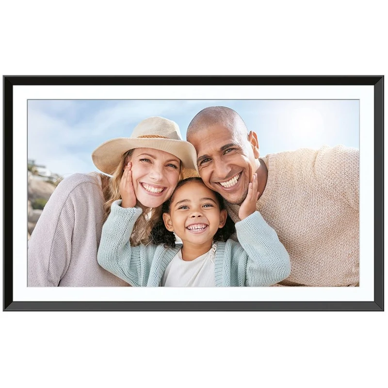 Agfaphoto Frameo Digitaler WiFi-Fotorahmen 15,6-Zoll, schwarz