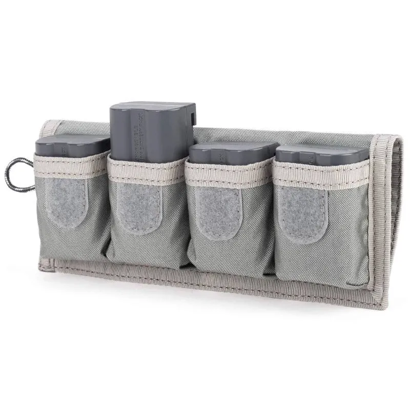 Think Tank Battery Holder 4 V2.0 nickel grey