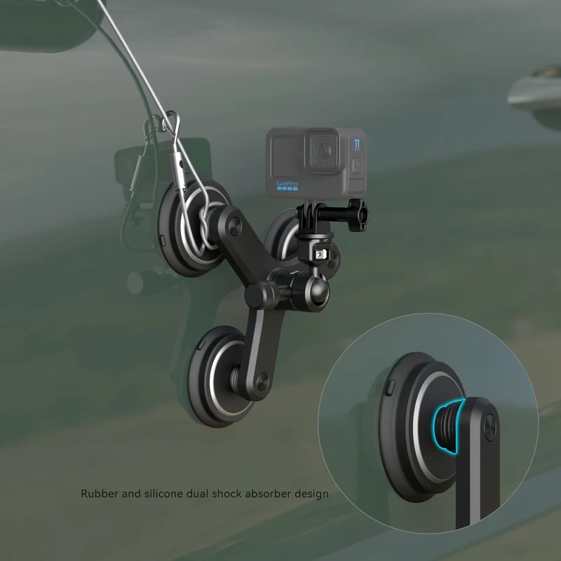 SmallRig Triple Magnetic Suction Cup Mounting Support Kit für Action-Kameras 4468