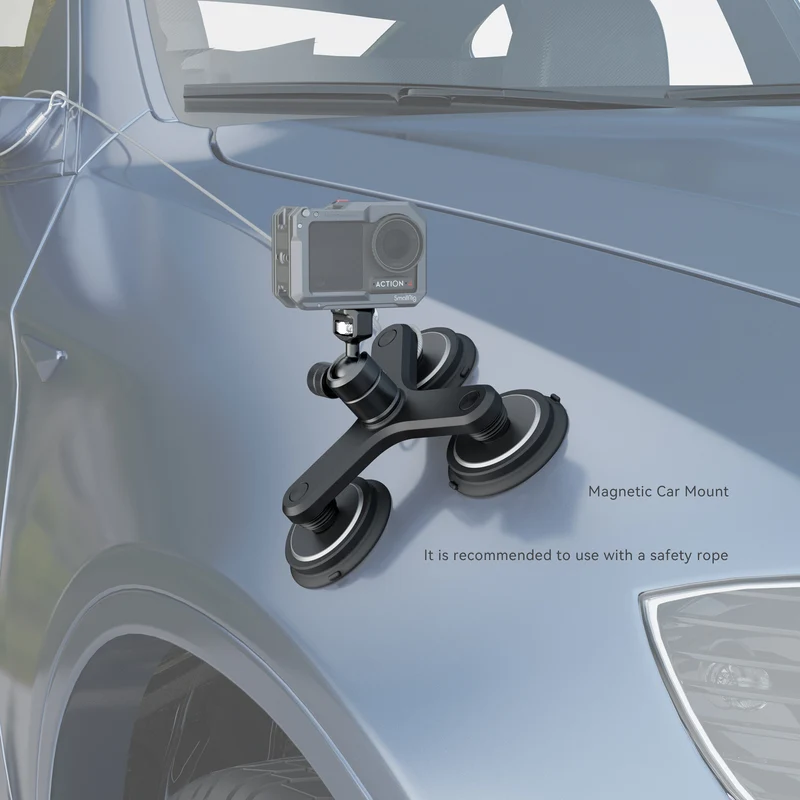 SmallRig Triple Magnetic Suction Cup Mounting Support Kit für Action-Kameras 4468