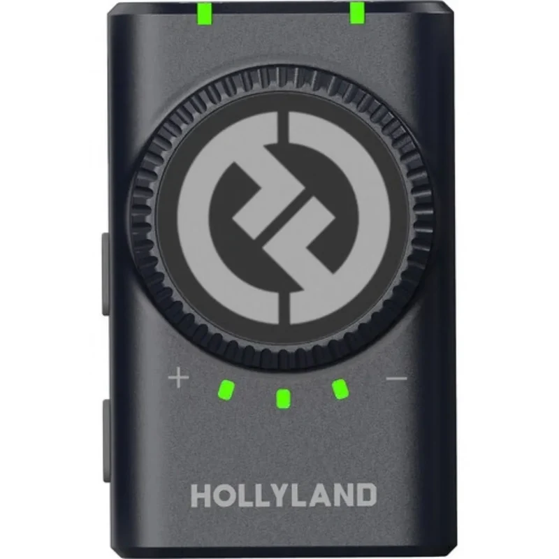 Hollyland LARK M2 Combo Duo Kabelloses Lavalier-Mikrofon - Shine Anthrazit