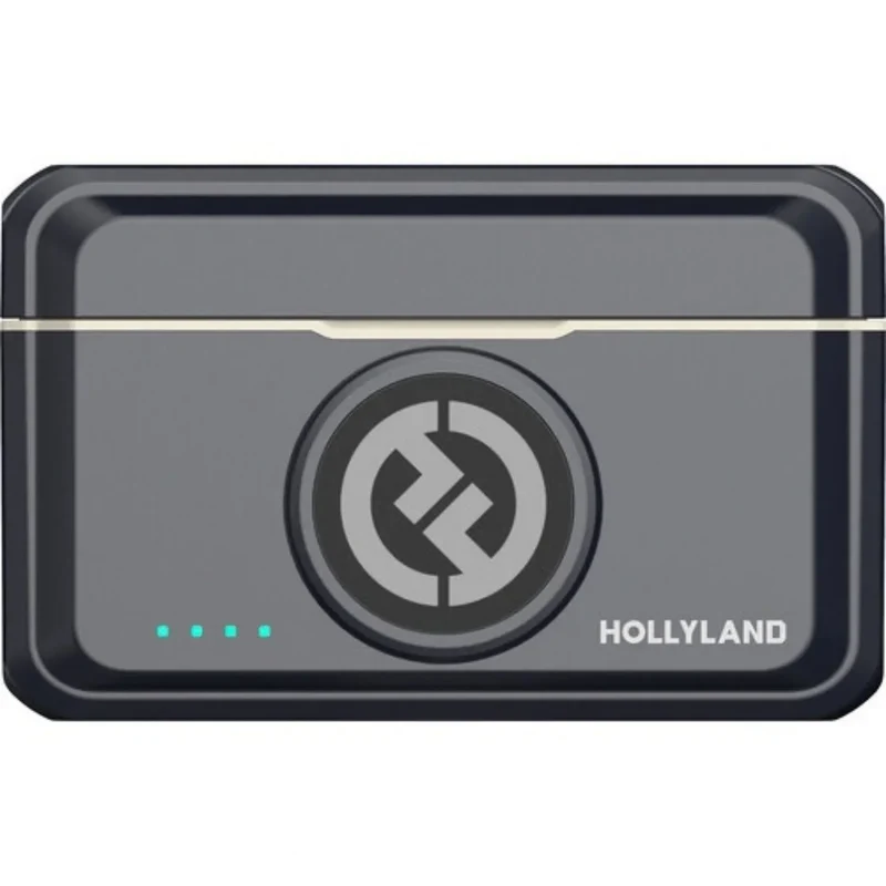 Hollyland LARK M2 Combo Duo Kabelloses Lavalier-Mikrofon - Shine Anthrazit