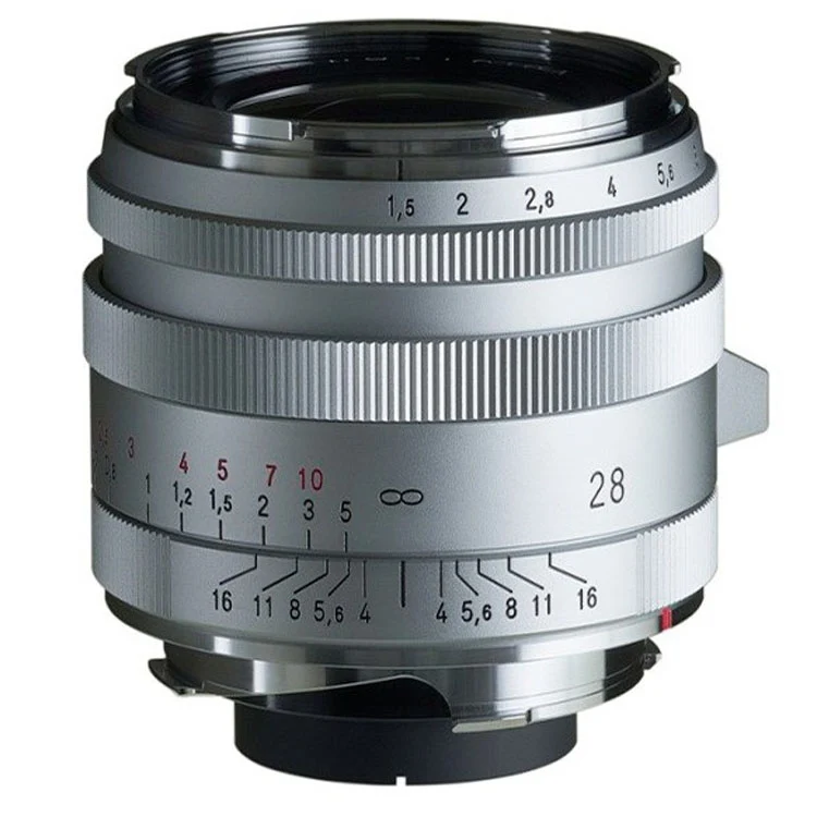 Voigtlander Nokton 1.5/28mm Type I VM aspherical, silver