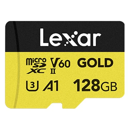 Lexar microSDXC Gold Series UHS-II 128GB V60