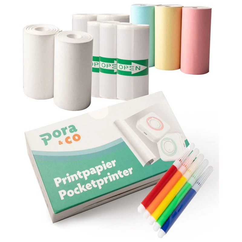 Pora&co Fotodrucker nachfüllen: Papier und Aufkleber