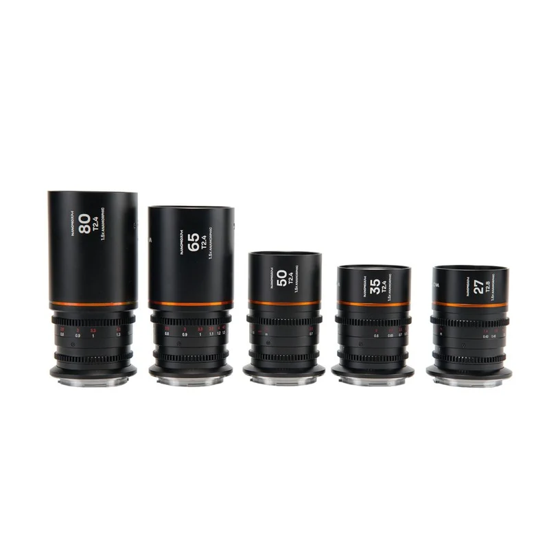 Laowa Nanomorph S35 Bundle (27,35,50,65,80mm) (Amber) Nikon Z