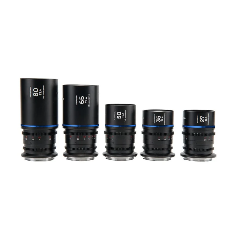 Laowa Nanomorph S35 Bundle (27,35,50,65,80mm) (Blue) MFT