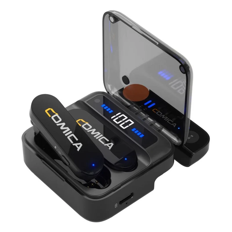 Comica 2.4GHz Wireless Smartphone Mikrofon 2 Sender USB-C