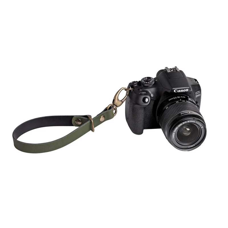 The Hantler Wrist strap Army green / Brass