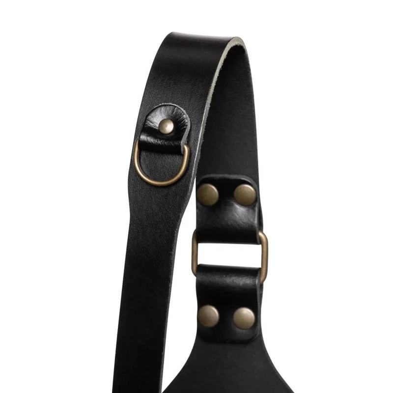 The Hantler Camera Shoulder strap Black / Brass, Regular
