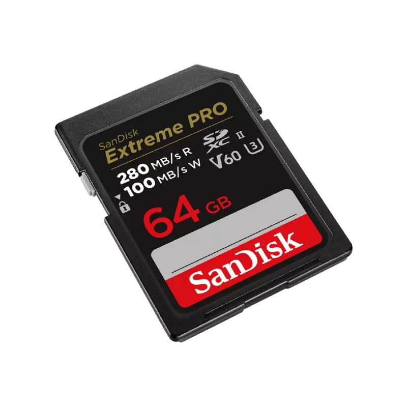 SanDisk Pro 64GB V60 UHS-II SD-Karte 280/100MB/s