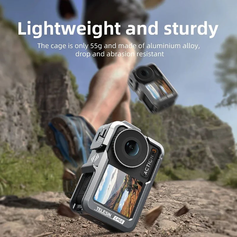 Telesin Metal cage for DJI Osmo Action 3