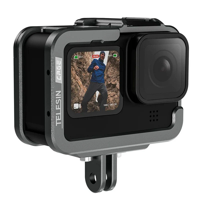Telesin Metal cage for GoPro 9/10/11/12, horizontal+vertical