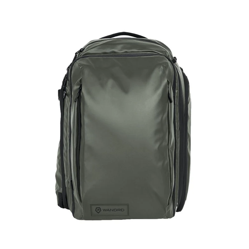 WANDRD Transit 35L Travel Backpack Wasatch Green Essential Bundle