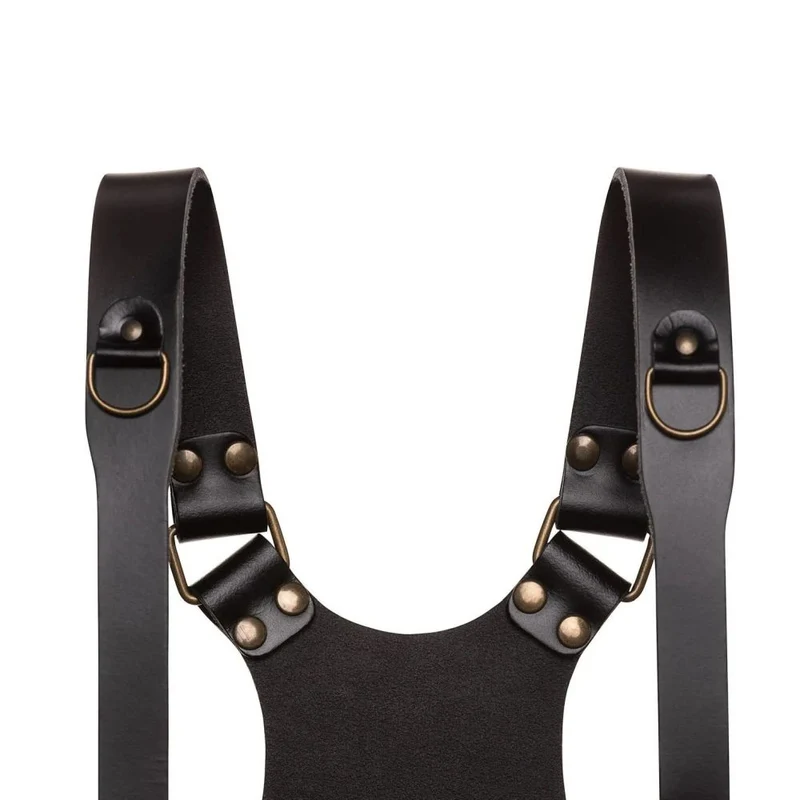 The Hantler Dual camera harness Black / Brass, Regular