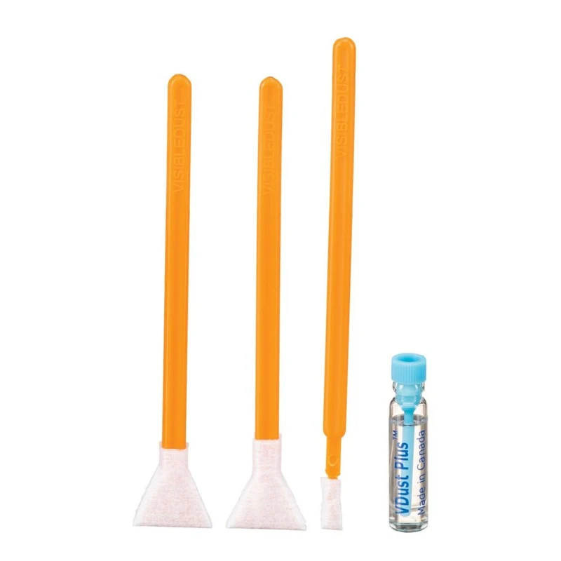 Visible Dust EZ Sensor Cleaning Kit Mini 1.0ml Vdust Plus + 1.6x/16mm Orange DHAP Vswabs