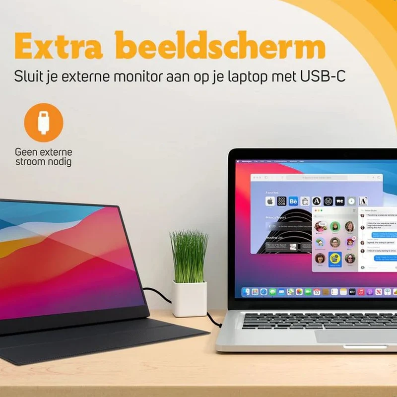 Pora&Co Portable monitor 18.5 inches