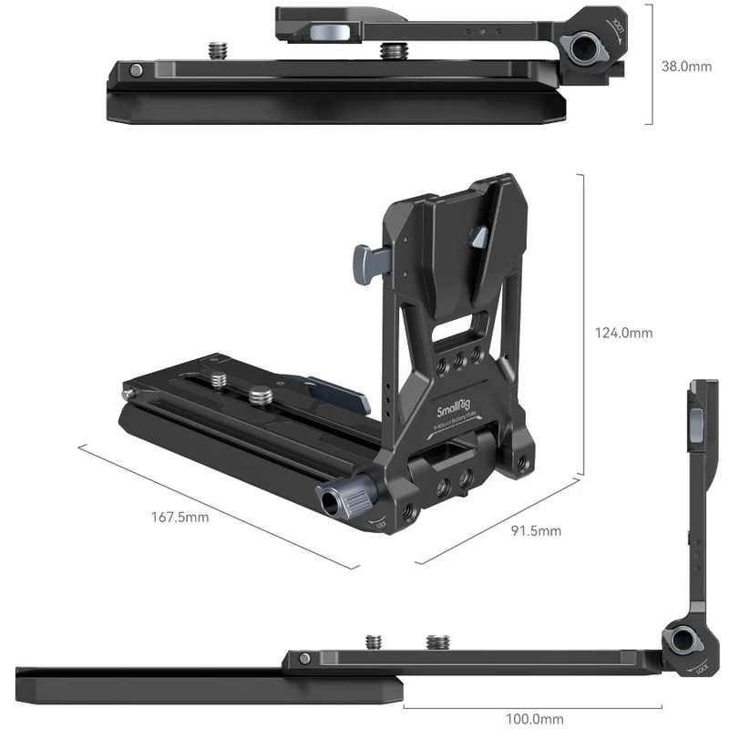 SmallRig 4323 V-Mount Battery Mount Plate Kit for Cinema Cameras