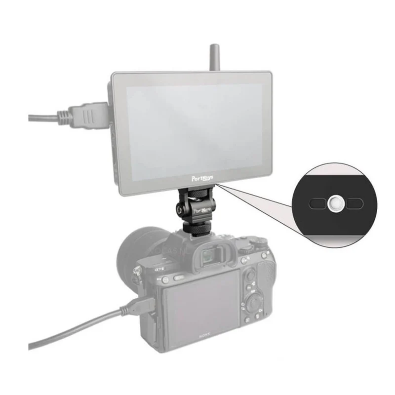Portkeys MH-2 Monitorhalterung mit Fixierungsstiften