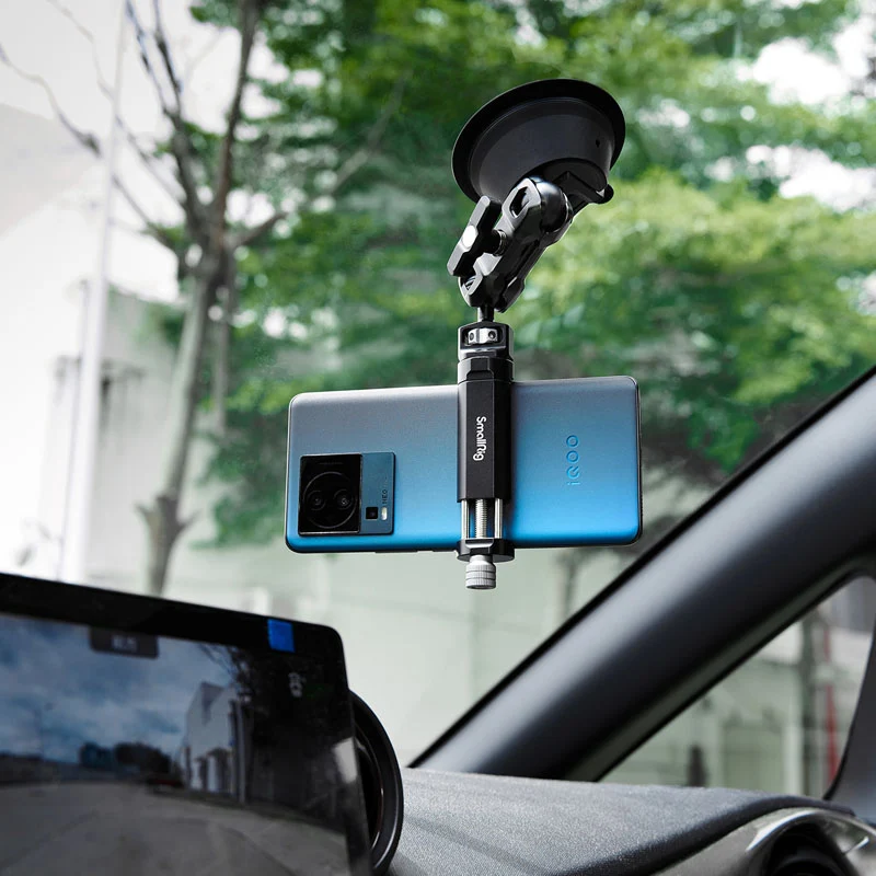 SmallRig 4275 Tragbare Saugnapfhalterung für Actionkameras/Mobiltelefone SC-1K