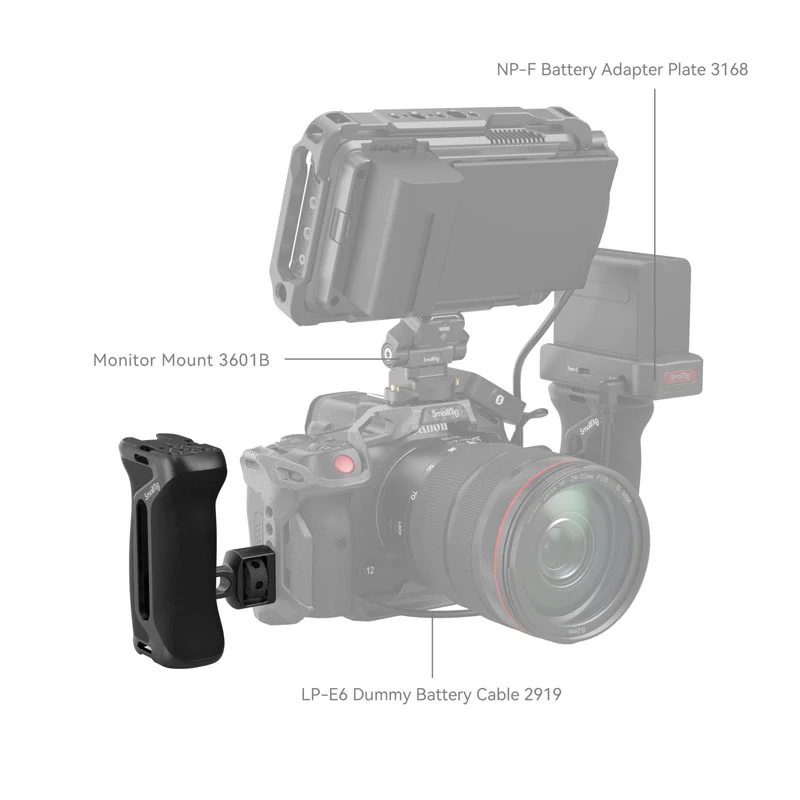 SmallRig 4346 Side Handle with Two-in-One Locating Screw