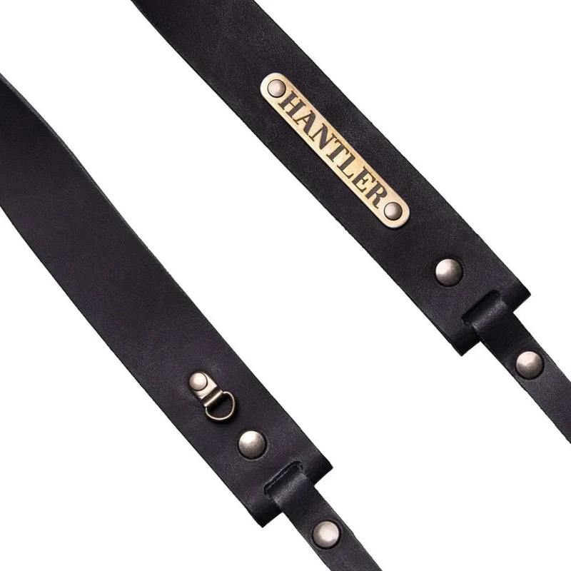The Hantler Camera Neck strap Classic black / Old silver