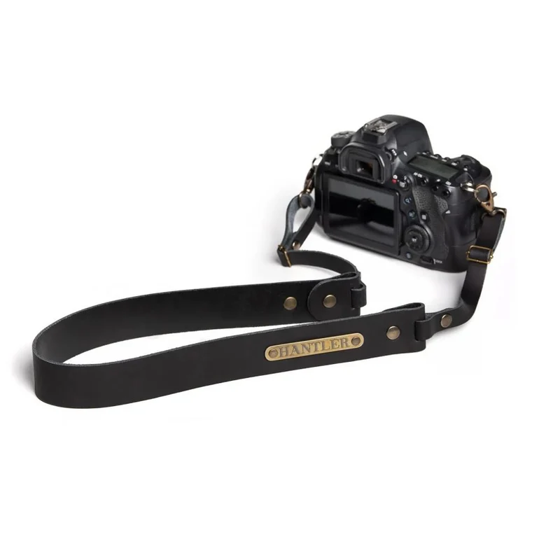 The Hantler Camera Neck strap Classic black / Old silver
