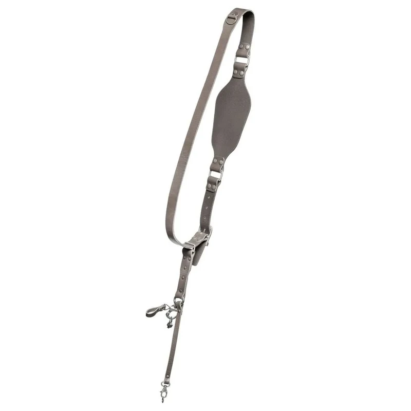 The Hantler Camera Shoulder strap Stone Gray / Old silver, Regular