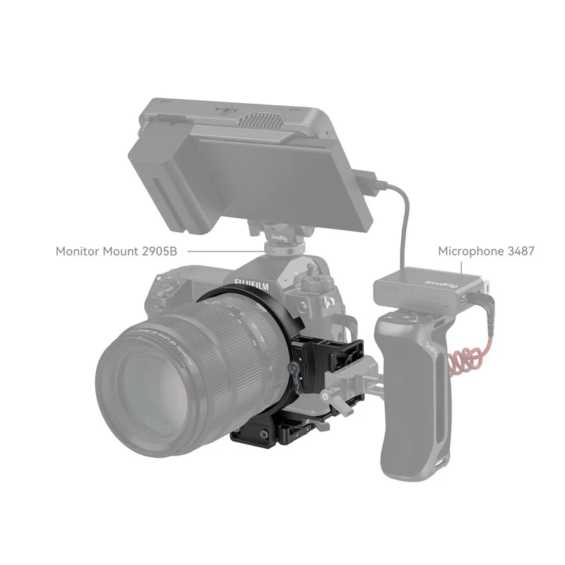 SmallRig 4305 Rotatable Horizontal-to-Vertical Mount Plate Kit for FUJIFILM GFX Series