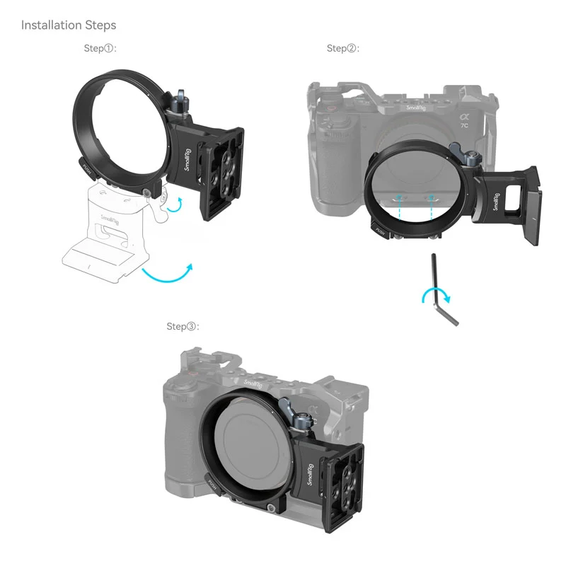 SmallRig 4424 Horizontal-to-Vertical Mount Plate for Sony Alpha 7C II / 7CR