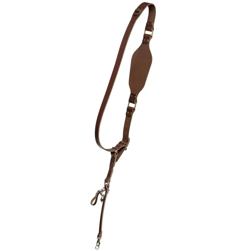 The Hantler Camera Shoulder strap Brandy / Brass, Regular