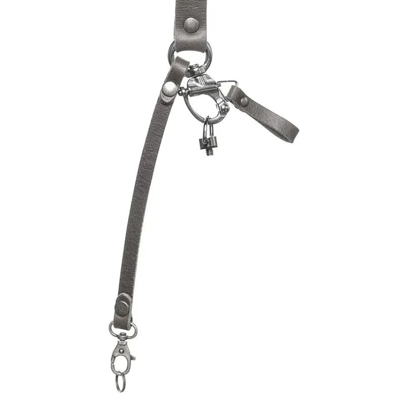 The Hantler Dual camera harness Stone Gray / Old silver, Regular