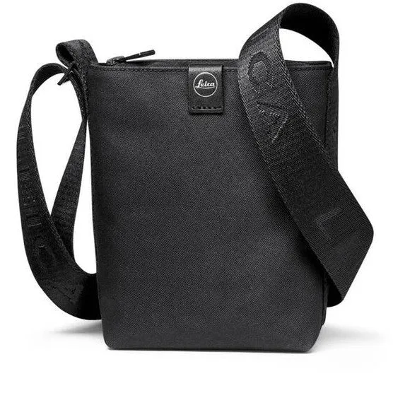 Leica Crossbody Tasche SOFORT / klein, recyceltes Fabrick schwarz