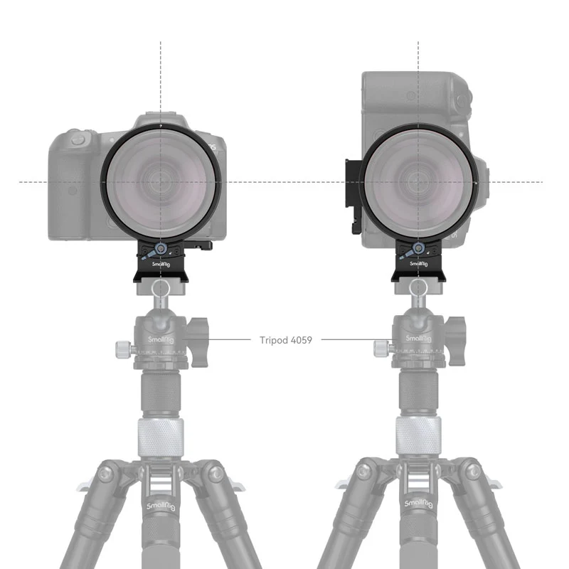SmallRig 4300 Drehbare Horizontal-Vertikal-Montageplatte für die Canon EOS R Serie