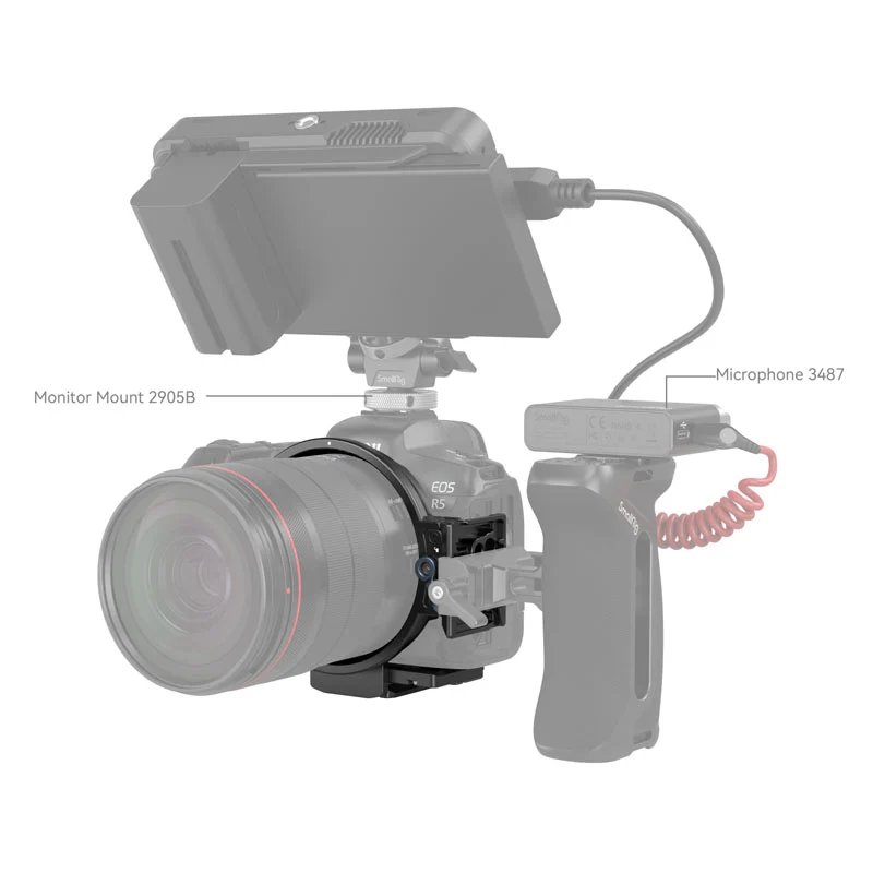 SmallRig 4300 Drehbare Horizontal-Vertikal-Montageplatte für die Canon EOS R Serie