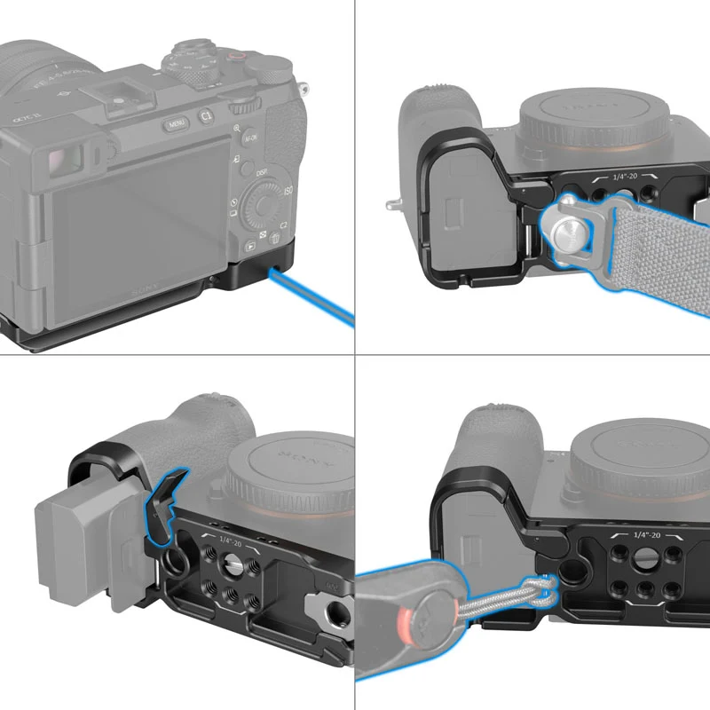 SmallRig 4438 Bottom Mount Plate for Sony Alpha 7C II / 7CR