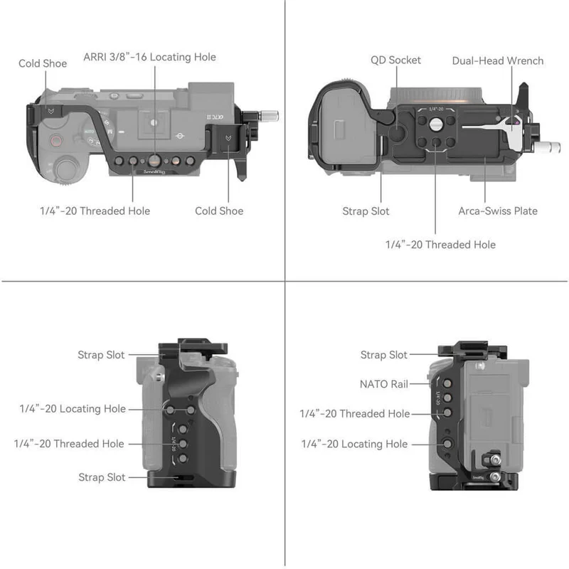 SmallRig 4422 Cage Kit for Sony Alpha 7C II / 7CR