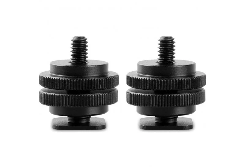 SmallRig 1631 Cold Shoe Adapter with 3/8" to 1/4" Thread 2pcs.