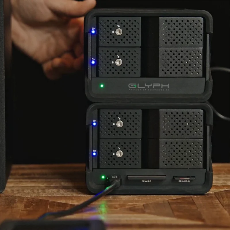 Glyph Blackbox PRO RAID 40TB, Enterprise Class, Thunderbolt 3